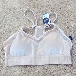 Pink sports bra (Cream)